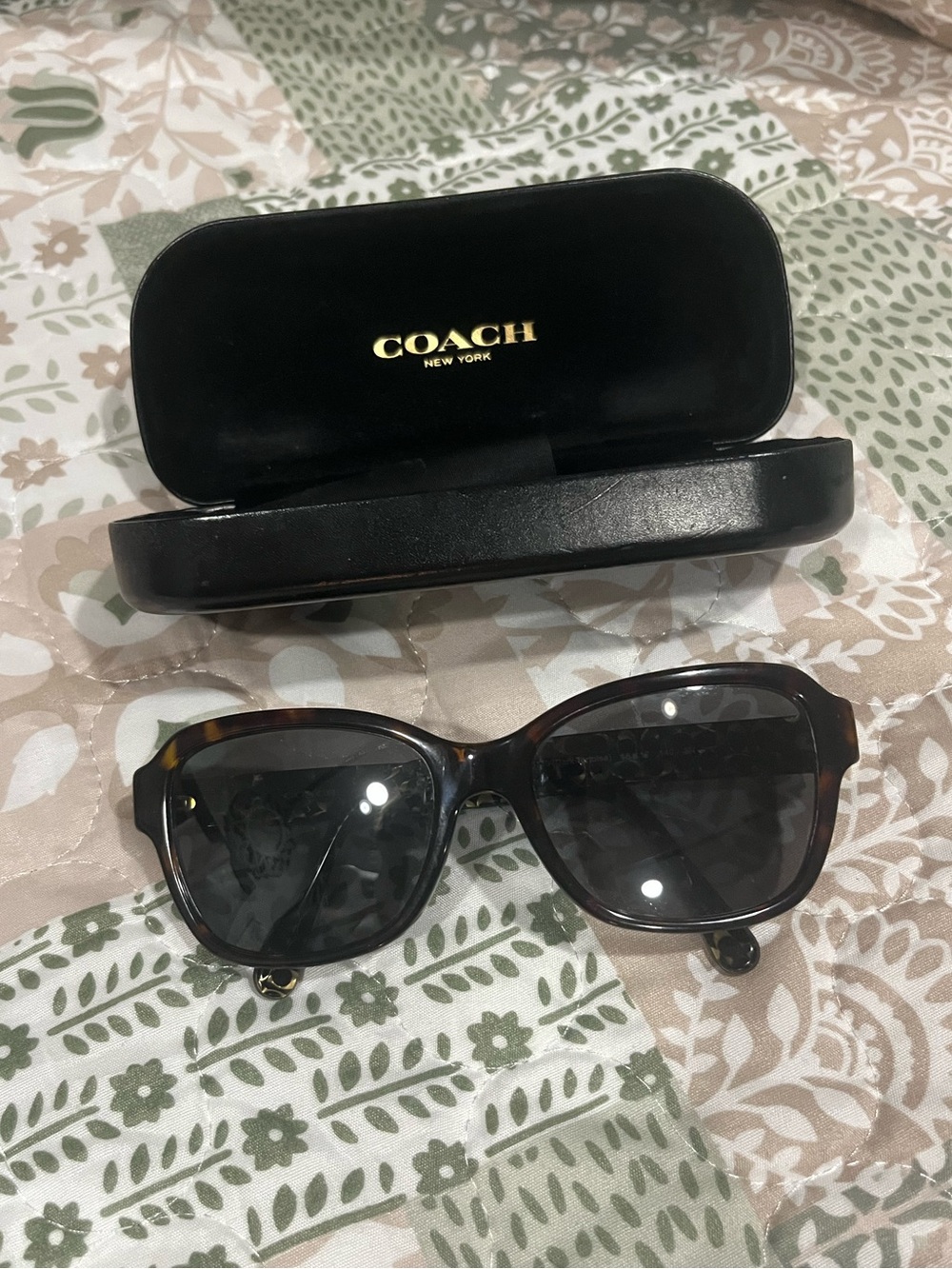 Coach “Dark Tortoise” Sunglasses